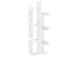 Syfax™ Libreria Bianca 48X25,5X140 Cm In Truciolato