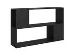 Syfax™ Libreria Nera 100X24X63 Cm In Truciolato