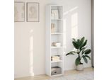 Syfax™ Libreria Bianca 40X30X189 Cm In Legno Multistrato
