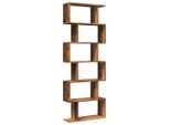 Syfax™ Libreria Divisorio 6Ripiani Legno Antico 70X24X193Cm Truciolato