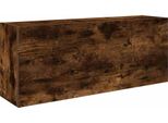Syfax™ Armadietto Bagno Rovere Fumo 100X25X40 Cm In Truciolato