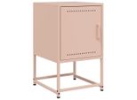 Syfax™ Comodino Rosa 36X39X60,5 Cm In Acciaio