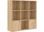 Syfax™ Libreria Rovere Sonoma 98X30X98 Cm In Legno Multistrato
