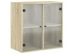 Syfax™ Mobile A Muro Con Ante In Vetro Rovere Sonoma 68X37X68,5 Cm