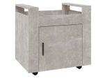 Syfax™ Carrello Scrivania Grigio Cemento 60X45X60 Cm Legno Multistrato