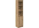 Syfax™ Credenza Alta Rovere Artigianale 37,5X35X180 Cm In Truciolato