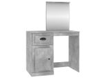 Syfax™ Toeletta Specchio Grigio Cemento 90X50X132,5 Legno Multistrato