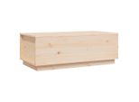 Syfax™ Tavolino Da Salotto 100X50X35 Cm In Legno Massello Di Pino