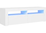 Syfax™ Mobile Porta Tv Con Luci Led Bianco 120X35X40 Cm