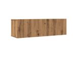 Syfax™ Mobili Tv A Parete 2Pz Rovere Artigianale 100X30X30 Cm