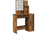 Syfax™ Toeletta Con Led Legno Antico 86,5X35X136 Cm