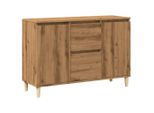 Syfax™ Credenza Rovere Artigianale 102X35X70 Cm In Legno Multistrato