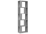 Syfax™ Libreria Grigio Sonoma 45X24X160 Cm In Legno Multistrato
