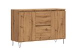Syfax™ Credenza Rovere Artigianale 101,5X35X70 Cm In Legno Multistrato