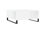 Syfax™ Tavolino Da Salotto Bianco 80X80X36,5 Cm In Legno Multistrato