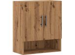 Syfax™ Armadietto A Muro Rovere Artigianale 60X31X70 Cm In Truciolato