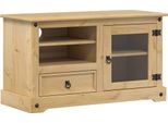 Syfax™ Mobile Porta Tv 100X45X58 Cm In Legno Massello Di Pino