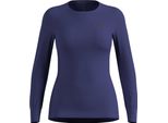 Odlo Bl Top Crew Neck L/S Active Warm Long-Sleeved Thermal Underwear Size M Blue