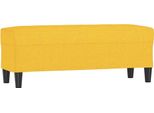 Syfax™ Panca Giallo Chiaro 100X35X41 Cm In Tessuto