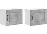 Syfax™ Mobile Da Cucina Kalmar 2 Pcs Grigio Cemento 50 X 31 X 40 Cm