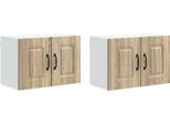 Syfax™ Mobile Da Cucina Kalmar 2 Pcs Rovere Sonoma 60 X 31 X 40 Cm