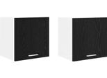 Syfax™ Armadio Pensile 2 Pcs Rovere Nero E Bianco 40 X 31 X 40 Cm