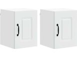 Syfax™ Mobile Da Cucina Kalmar 2 Pcs Bianco 30 X 31 X 40 Cm