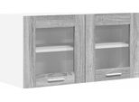 Syfax™ Armadio Pensile Grigio Sonoma E Bianco 80 X 31 X 40 Cm