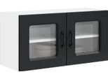 Syfax™ Mobile Da Cucina Kalmar Nero 80 X 31 X 40 Cm Legno Multistrato
