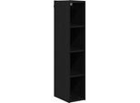 Syfax™ Armadio Pensile Rovere Nero 20 X 29,5 X 100 Cm