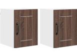 Syfax™ Mobile Da Cucina 2 Pcs Rovere Marrone 30 X 31 X 40 Cm