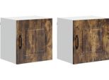 Syfax™ Mobile Da Cucina Kalmar 2 Pcs Rovere Fumé 40 X 31 X 40 Cm