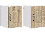 Syfax™ Mobile Da Cucina Kalmar 2 Pcs Rovere Sonoma 30 X 31 X 40 Cm