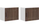 Syfax™ Mobile Da Cucina Kalmar 2 Pcs Rovere Marrone 50 X 31 X 40 Cm