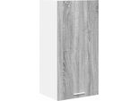 Syfax™ Armadio Pensile Grigio Sonoma E Bianco 40 X 31 X 80 Cm