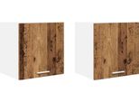 Syfax™ Armadio Pensile 2 Pcs Legno Antico E Bianco 40 X 31 X 40 Cm