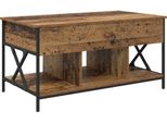 Syfax™ Tavolino Da Salotto Legno Vecchio 100 X 55 X 48.5 Cm