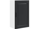 Syfax™ Mobile Da Cucina Kalmar Nero 50 X 31 X 80 Cm Legno Multistrato