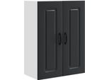Syfax™ Mobile Da Cucina Kalmar Nero 60 X 31 X 80 Cm Legno Multistrato