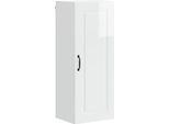 Syfax™ Mobile Da Cucina Kalmar Bianco Lucido 40 X 31 X 100 Cm