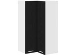 Syfax™ Armadio Pensile Con Porta Rovere Nero E Bianco 57 X 57 X 100 Cm
