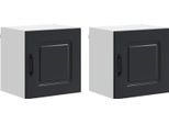 Syfax™ Mobile Da Cucina Kalmar 2 Pcs Nero 40 X 31 X 40 Cm