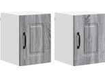 Syfax™ Mobile Da Cucina Kalmar 2 Pcs Grigio Sonoma 30 X 31 X 40 Cm