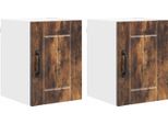 Syfax™ Mobile Da Cucina 2 Pcs Rovere Fumé 30 X 31 X 40 Cm