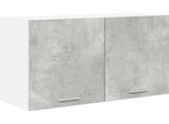 Syfax™ Armadio Pensile Con Porta Grigio Cemento 80 X 31 X 40 Cm