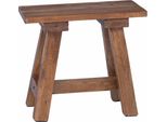 Syfax™ Panchina Naturale 50,5 X 25 X 47,5 Cm Legno Massello Di Mogano