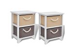 Syfax™ Comodini 2 Pz In Legno