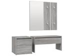Syfax™ Set Di Mobili Da Corridoio Grigio Sonoma In Legno Multistrato