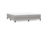 Syfax™ Struttura Letto A Rete A Molle Grigio Chiaro 200X200 Cm Tessuto