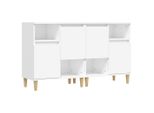 Syfax™ Credenze 2Pz Bianche 60X35X70 Cm In Legno Multistrato